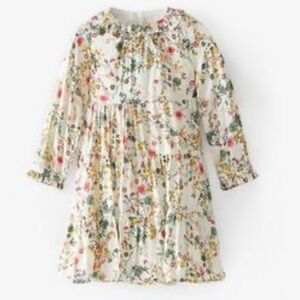 Zara Floral Long Sleeve Kids Dress